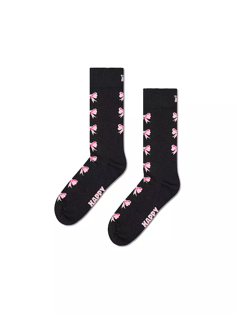 HAPPY SOCKS | Damen Socken BOW 36-40 black | schwarz