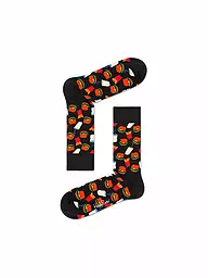 HAPPY SOCKS | Damen Socken HAMBURGER 36-40 smu | Schwarz