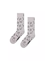 HAPPY SOCKS | Damen Socken LLAMA 36-40 grey | hellgrau
