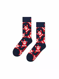 HAPPY SOCKS | Damen Socken SANTA 36-40 navy | Dunkelblau