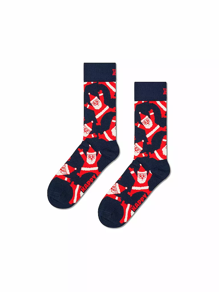 HAPPY SOCKS | Damen Socken SANTA 36-40 navy | Dunkelblau