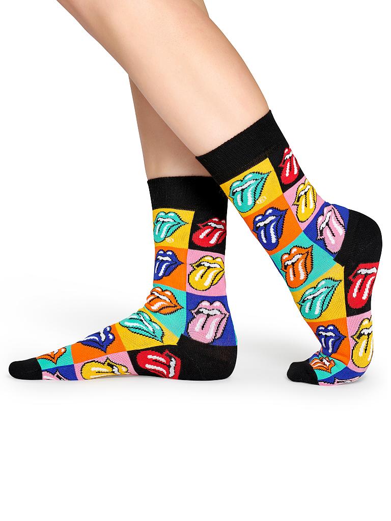 HAPPY SOCKS | Damen-Socken "Rolling Stones" 36-40 | bunt