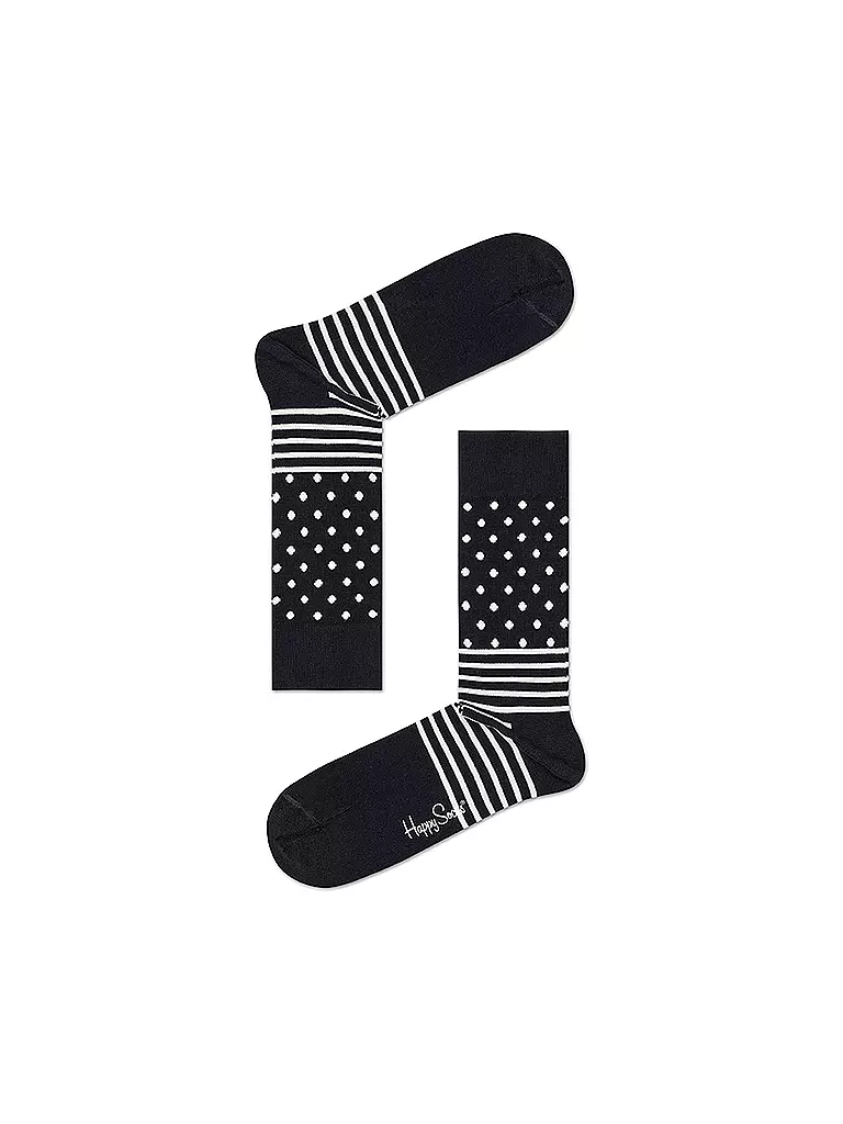 HAPPY SOCKS | Herren Geschenkbox Socken BLACK & WHITE 4-er Pkg. black | schwarz