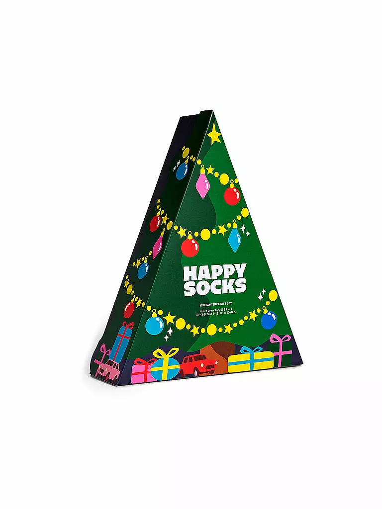 HAPPY SOCKS | Herren Geschenkset 3er Pkg. HOLIDAY 41-46 green | Grün