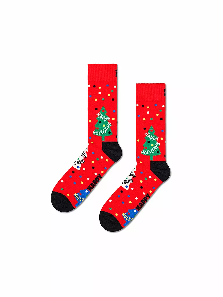 HAPPY SOCKS | Herren Geschenkset 3er Pkg. HOLIDAY 41-46 green | Grün