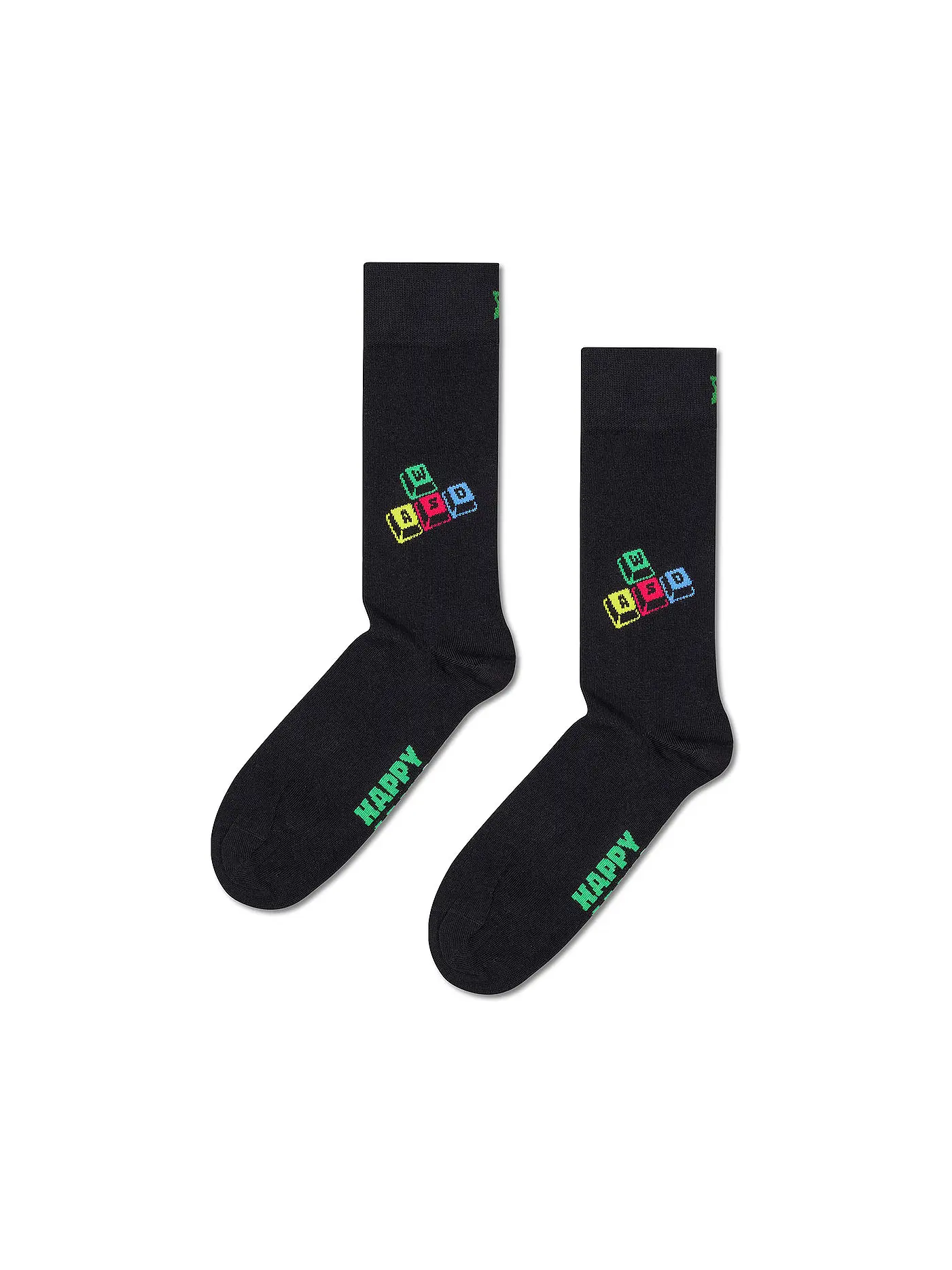 HAPPY SOCKS | Herren Geschenkset 4er Pkg GAMER 41-46 black | schwarz