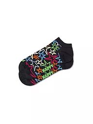 HAPPY SOCKS | Herren Sneaker Socken MEGA STAR 41-46 black | schwarz