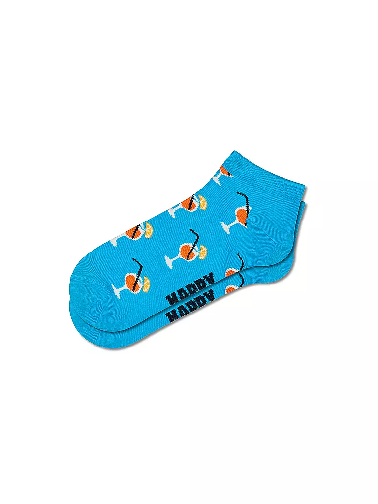 HAPPY SOCKS | Herren Sneaker Socken ORANGE SPRITZ 41-46 grey | blau