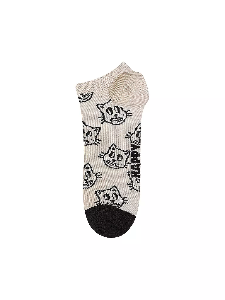 HAPPY SOCKS | Herren Socken CAT 41-46 white  | creme