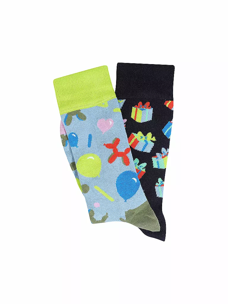 HAPPY SOCKS | Herren Socken Geschenkset HAPPY BIRTHDAY 2-er Pkg. 41-46 bunt | bunt