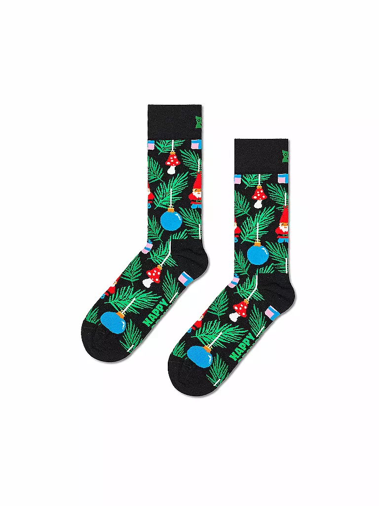 HAPPY SOCKS | Herren Socken Geschenkset X-MAS 3er Pkg. navy 41-46 | dunkelblau