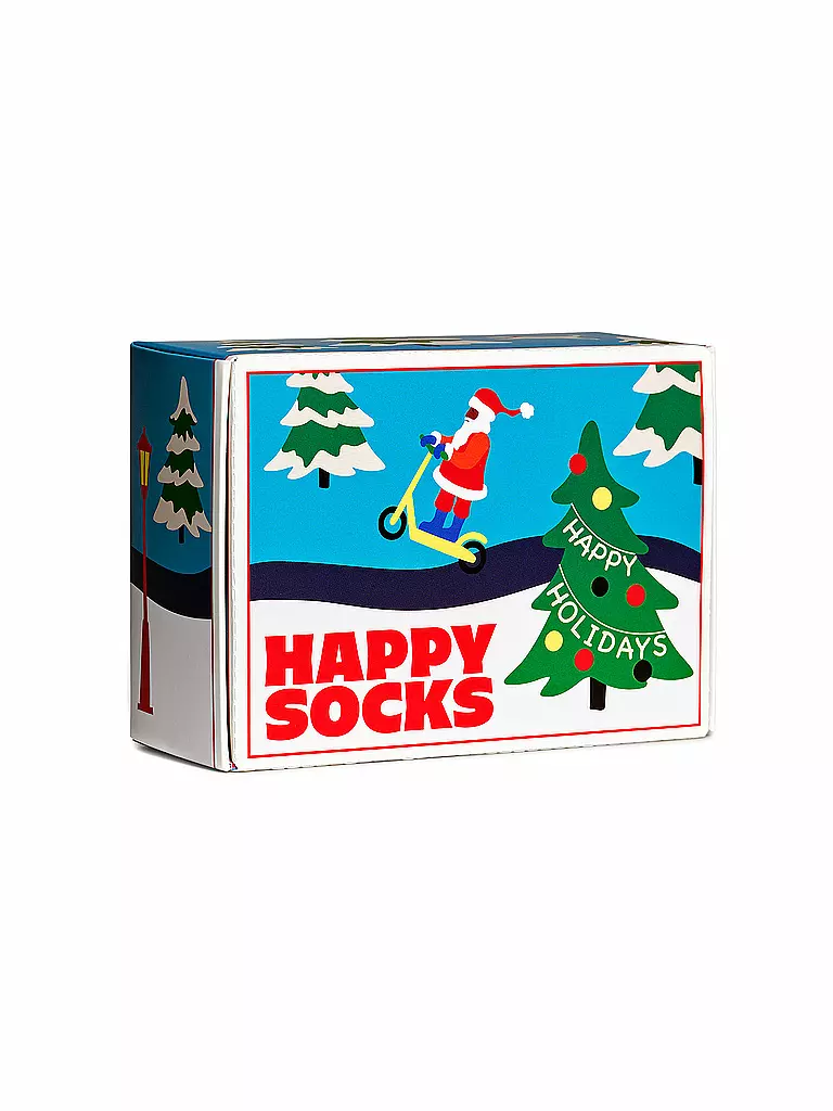 HAPPY SOCKS | Herren Socken HAPPY HOLIDAYS 3er Pkg. light blue 41-46  | hellblau