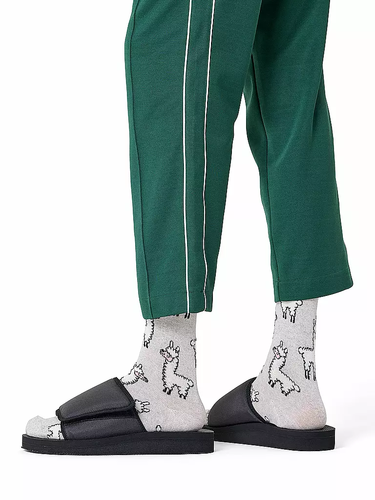 HAPPY SOCKS | Herren Socken LLAMA 41-46 grey | hellgrau