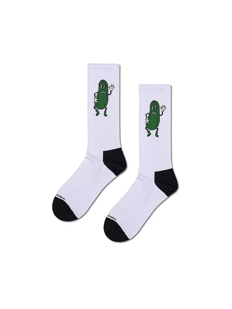HAPPY SOCKS | Herren Socken PICKLE SNEAKER 41-46 white | weiss