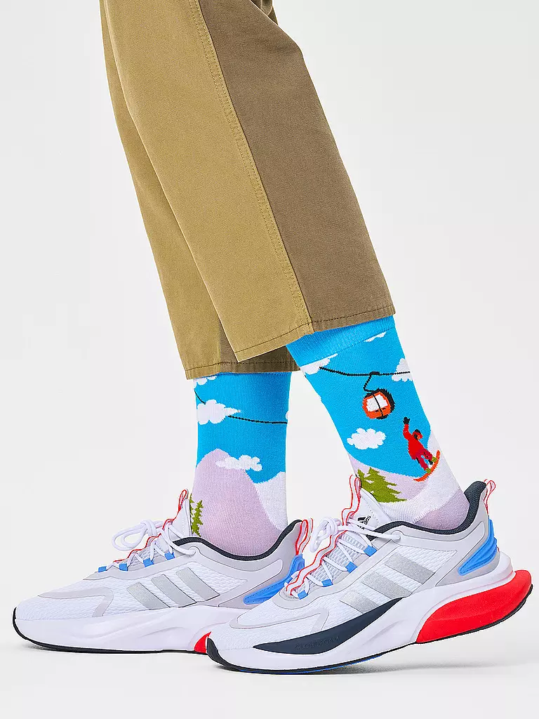 HAPPY SOCKS | Herren Socken SNOWBOARD 41-46 light blue | blau