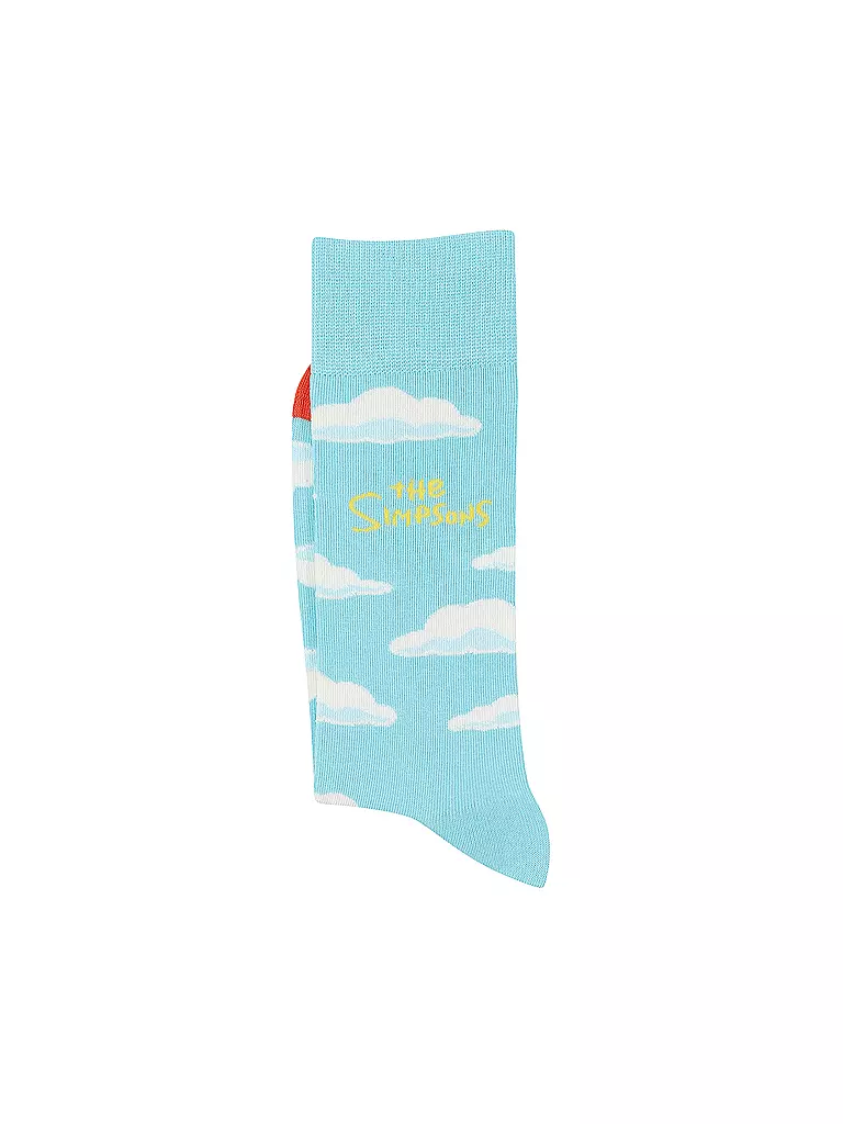 HAPPY SOCKS | Herren Socken THE SIMPSONS 41-46 light blue | hellblau