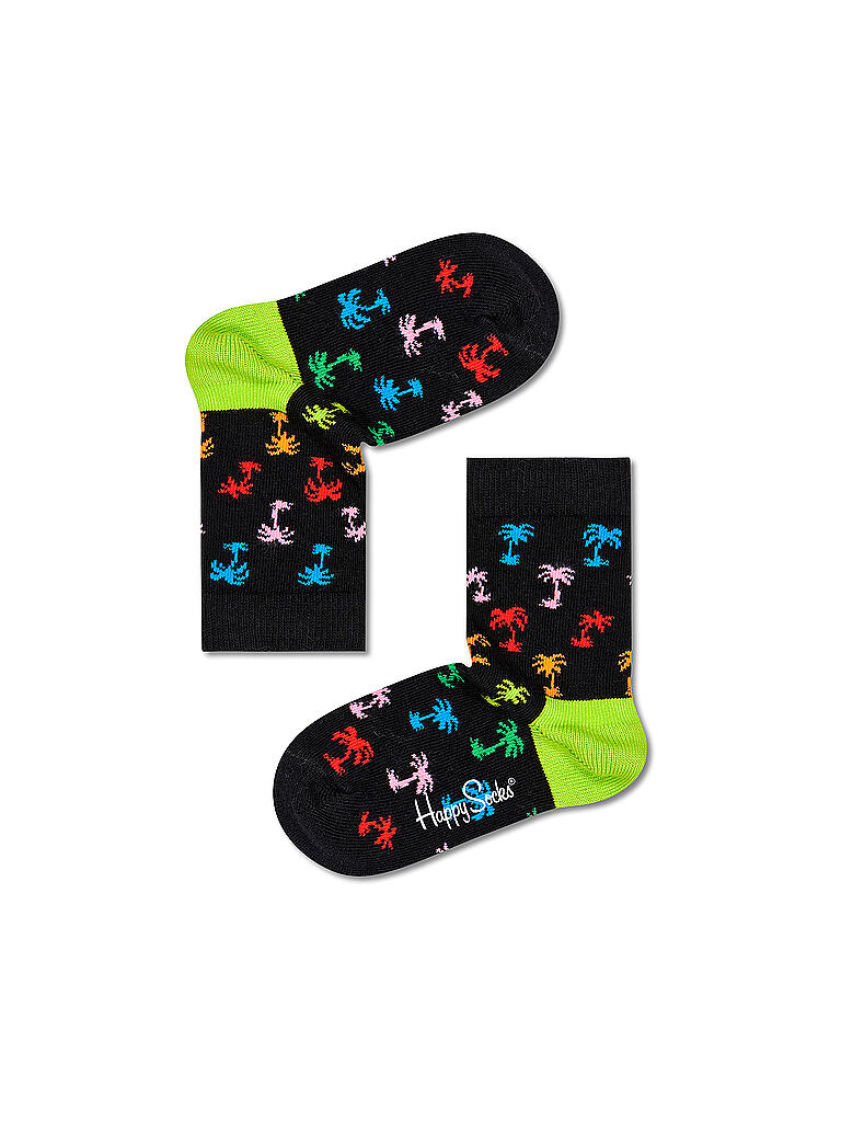 HAPPY SOCKS | Kinder Socken PALM black / multi | schwarz