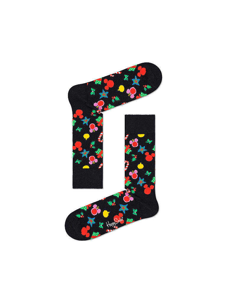 HAPPY SOCKS | Socken Geschenkbox 4er Disney Christmas 41-46 | bunt