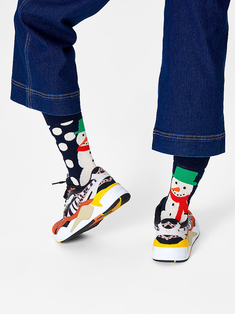 HAPPY SOCKS | Socken Jumbo Snowman 41-46 | blau