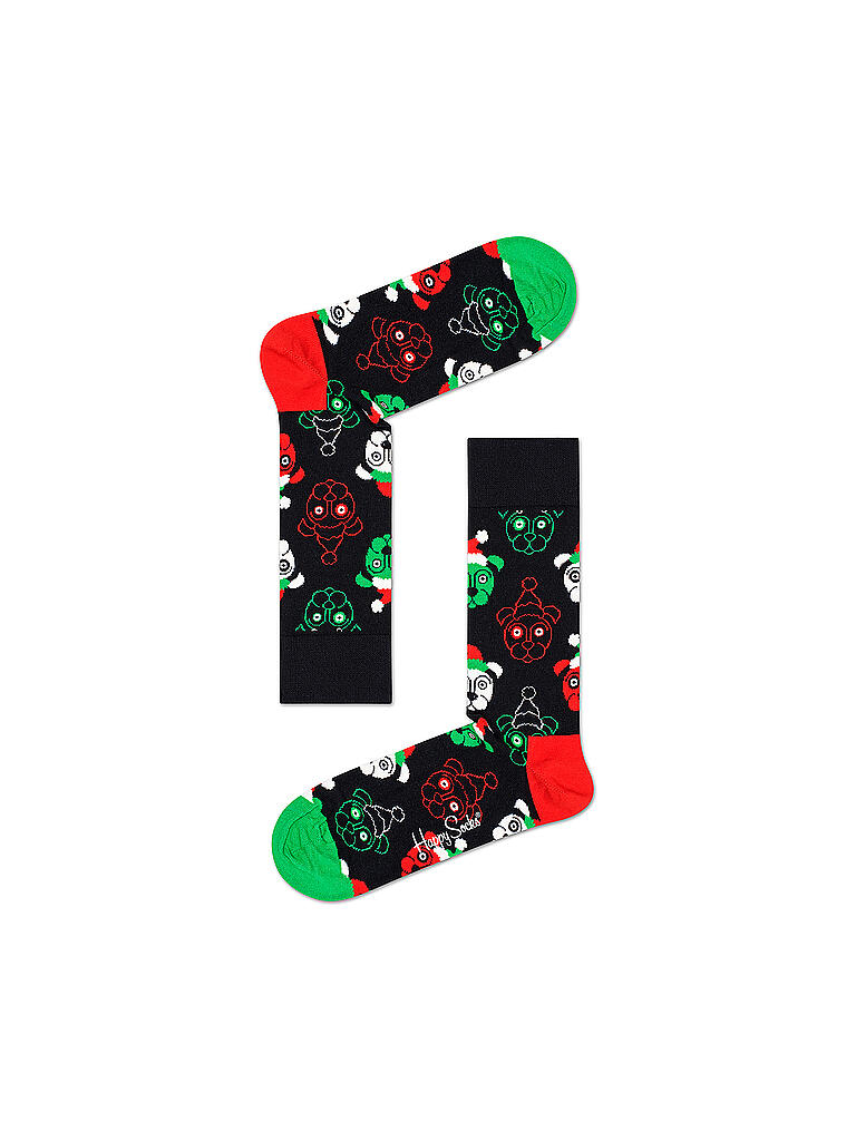 HAPPY SOCKS | Weihnachts-Socken Geschenkset 4er Pkg Holiday | bunt