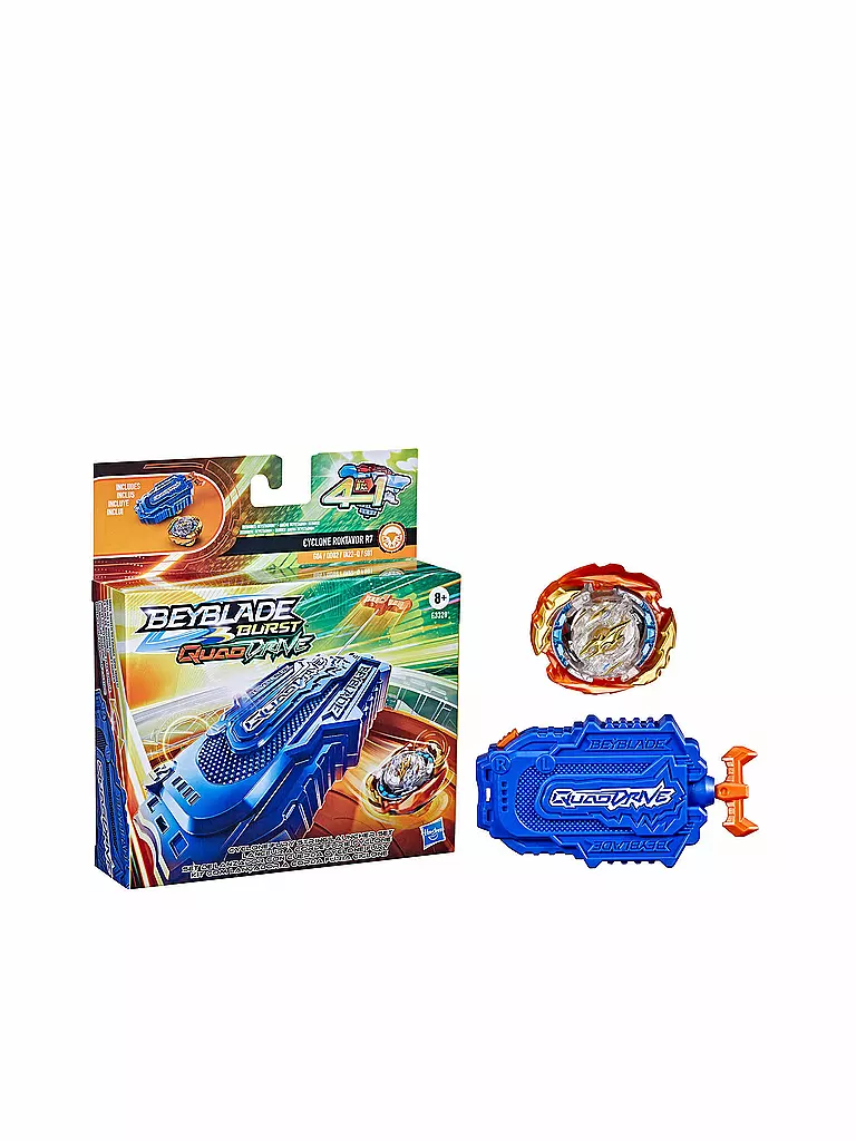 HASBRO | Beyblade Burst QuadDrive Cyclone Fury Schnur-Starter Set | keine Farbe