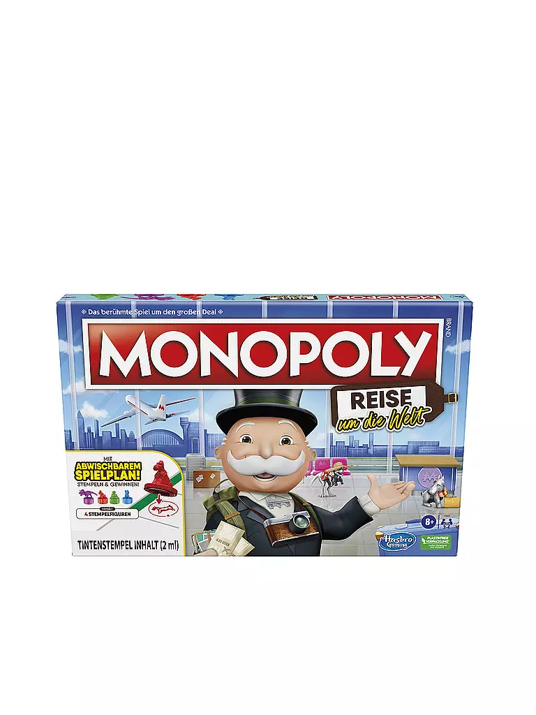 HASBRO | Brettspiel -  Monopoly Reise um die Welt | keine Farbe