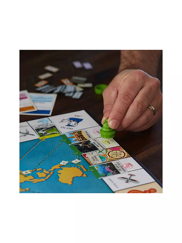 HASBRO | Brettspiel -  Monopoly Reise um die Welt | keine Farbe