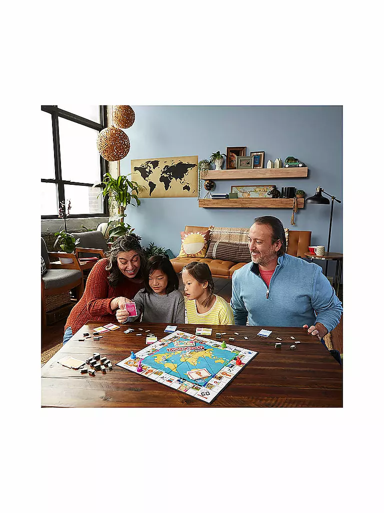 HASBRO | Brettspiel -  Monopoly Reise um die Welt | keine Farbe