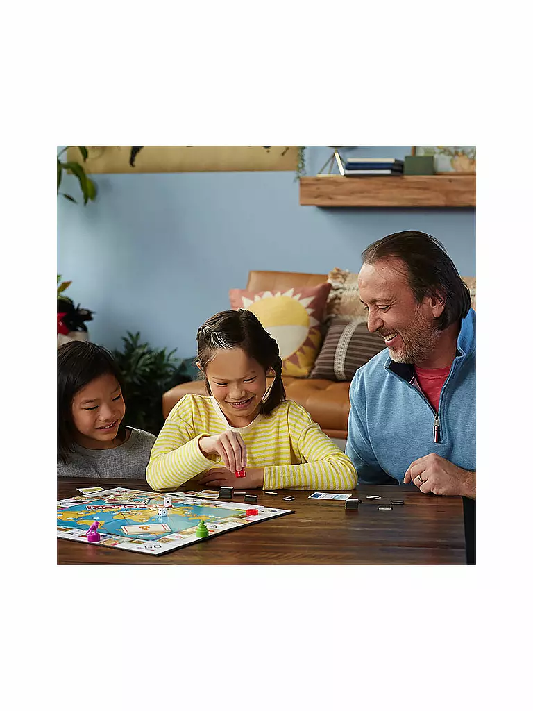 HASBRO | Brettspiel -  Monopoly Reise um die Welt | keine Farbe