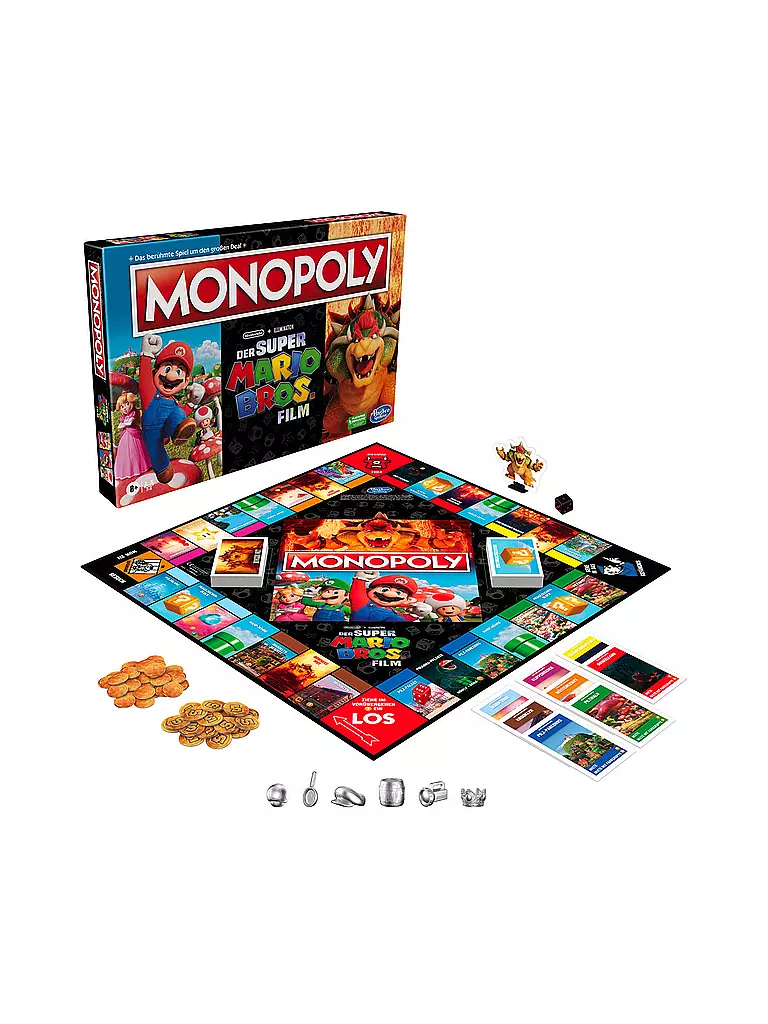 HASBRO | Brettspiel -  Monopoly Super Mario Bros. Film Edition | keine Farbe
