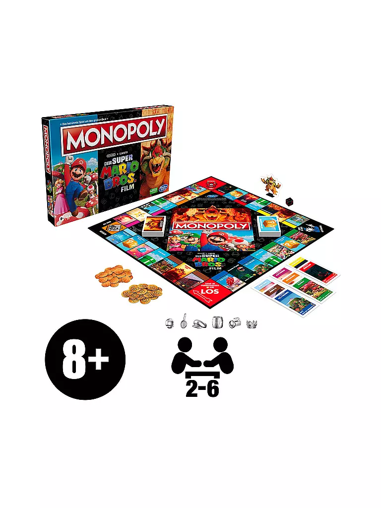 HASBRO | Brettspiel -  Monopoly Super Mario Bros. Film Edition | keine Farbe