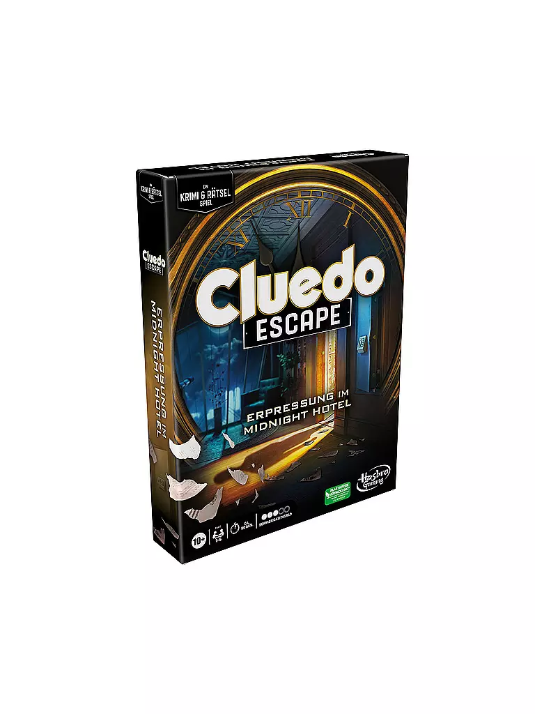 HASBRO | Brettspiel - Cluedo Erpressung im Midnight Hotel  | keine Farbe
