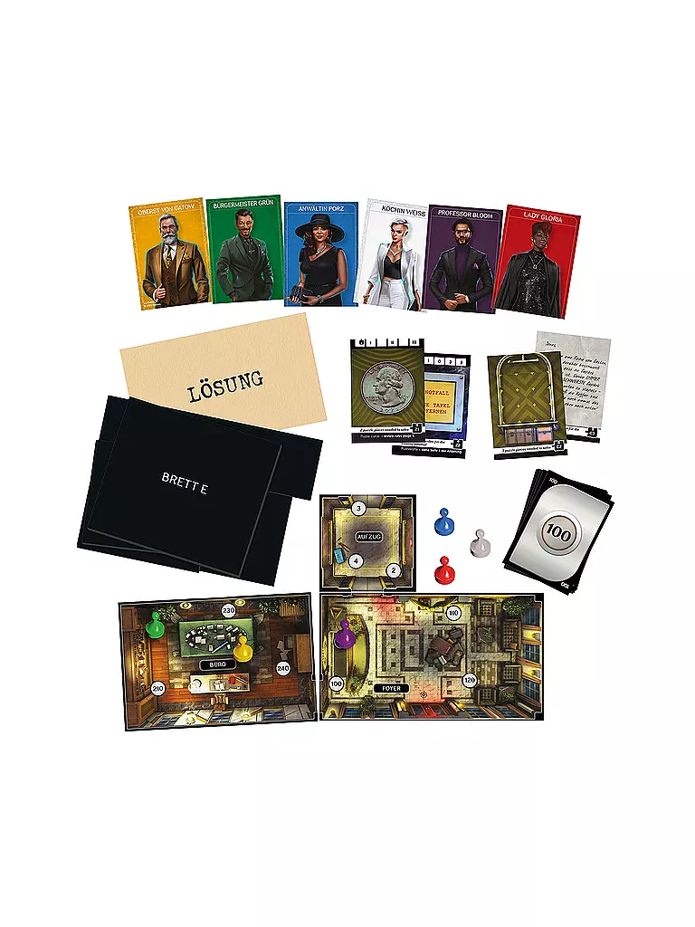 HASBRO | Brettspiel - Cluedo Erpressung im Midnight Hotel  | keine Farbe
