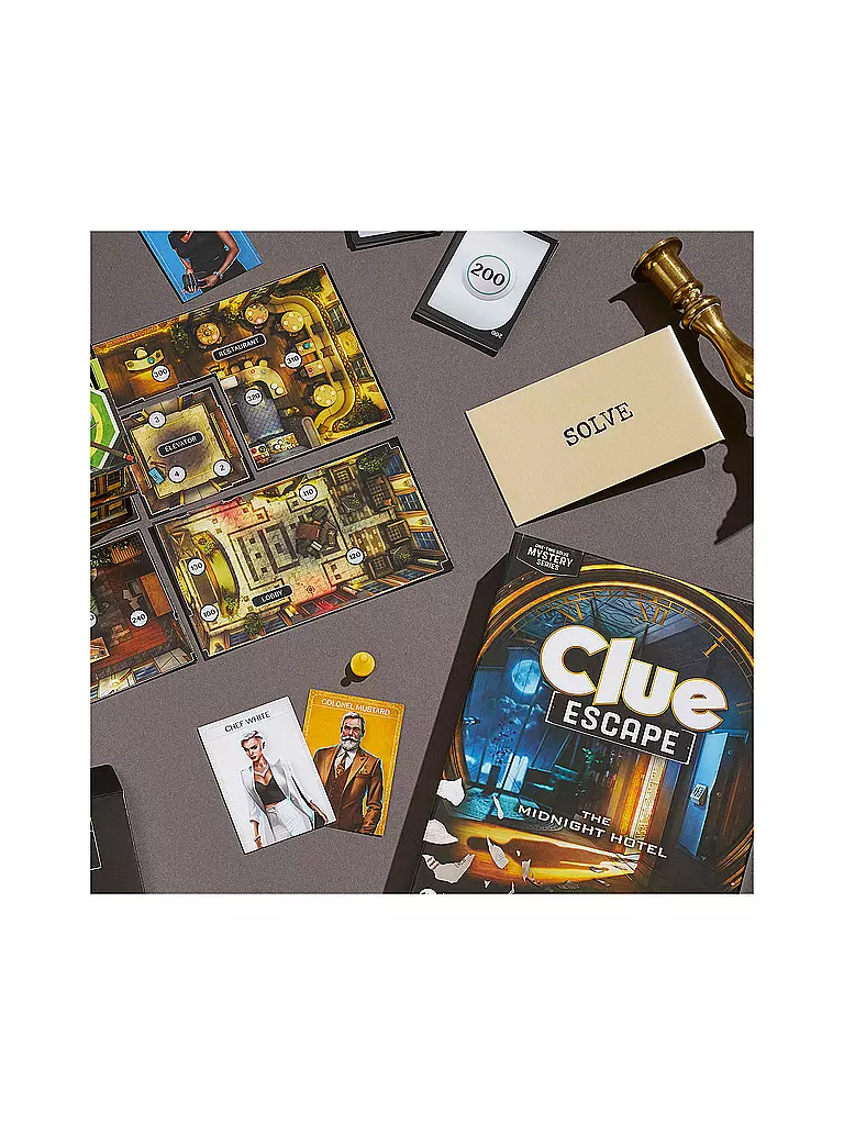 HASBRO | Brettspiel - Cluedo Erpressung im Midnight Hotel  | keine Farbe