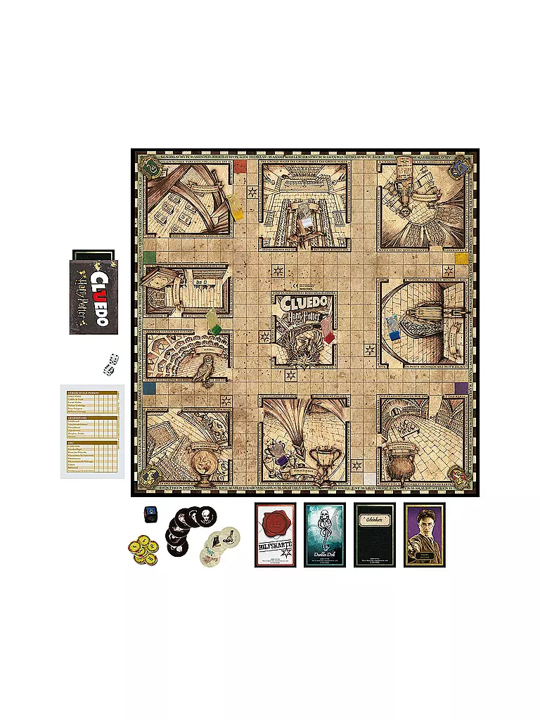 HASBRO | Brettspiel - Cluedo Harry Potter | keine Farbe