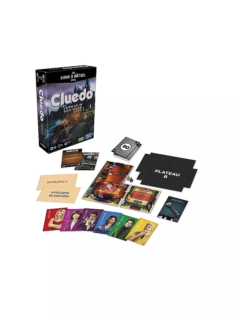 HASBRO | Brettspiel - Cluedo Verrat in der Villa | keine Farbe