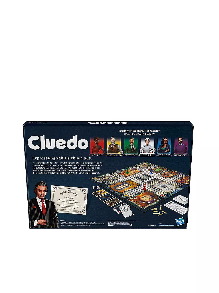 HASBRO | Brettspiel - Cluedo | keine Farbe