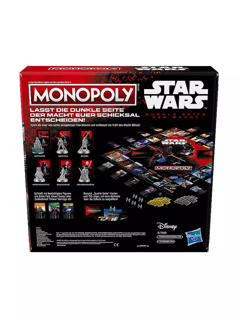 HASBRO | Brettspiel - Monopoly Dark Side Edition | keine Farbe