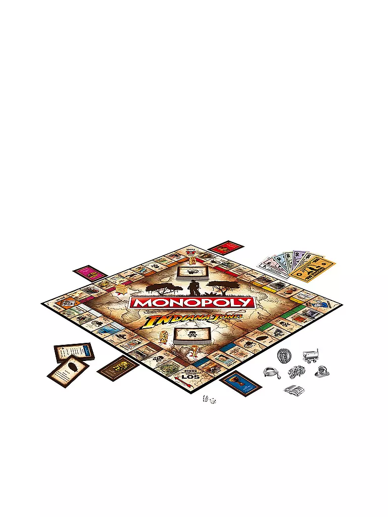 HASBRO | Brettspiel - Monopoly Indiana Jones Spiel | keine Farbe