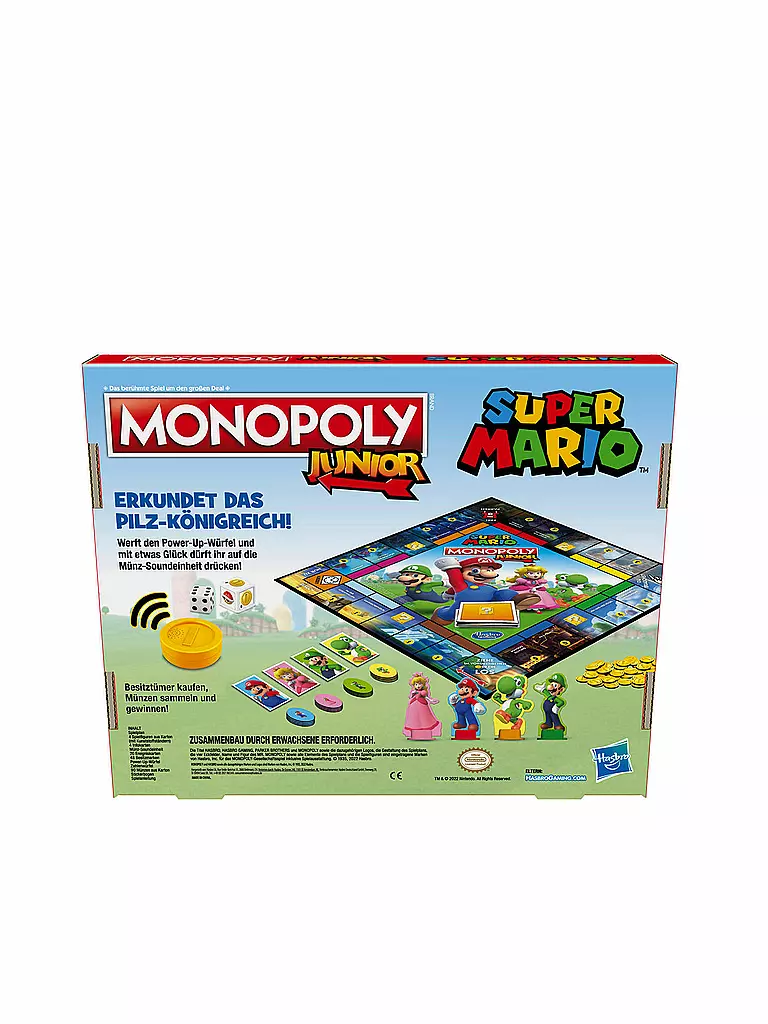 HASBRO | Brettspiel - Monopoly Junior Super Mario Edition | keine Farbe