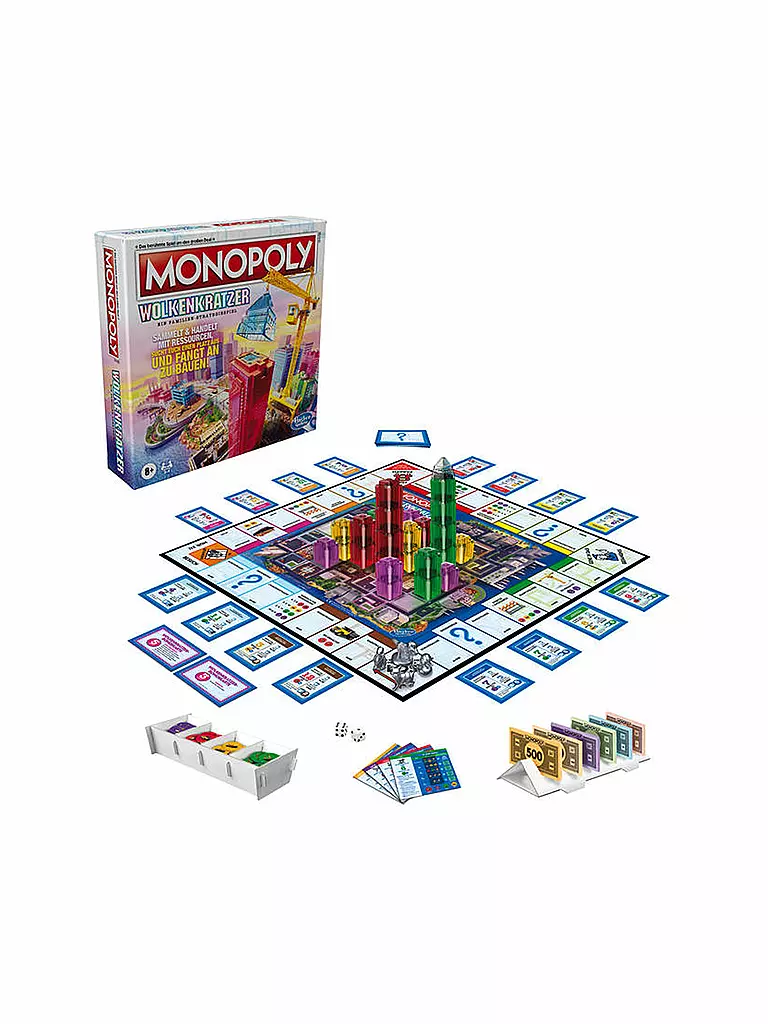 HASBRO | Brettspiel - Monopoly Wolkenkratzer | keine Farbe