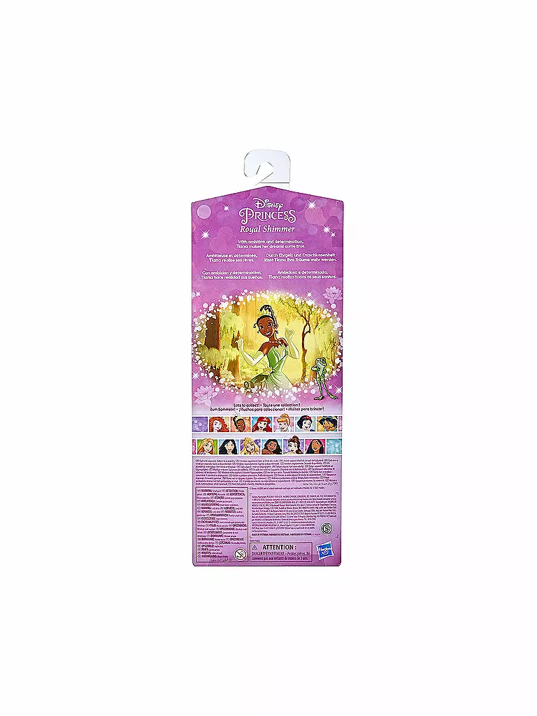 HASBRO | Disney Prinzessin Schimmerglanz Prinzessinnen Royal Tiana | keine Farbe