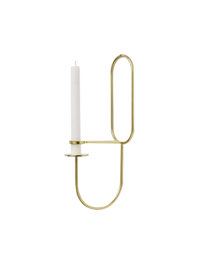 HAY | Wand-Kerzenhalter (Messing) | gold