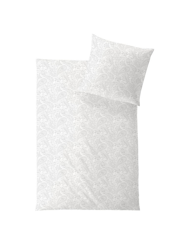 HEFEL Tencel Bettwäsche Paisley 70x90cm/140x200cm beige