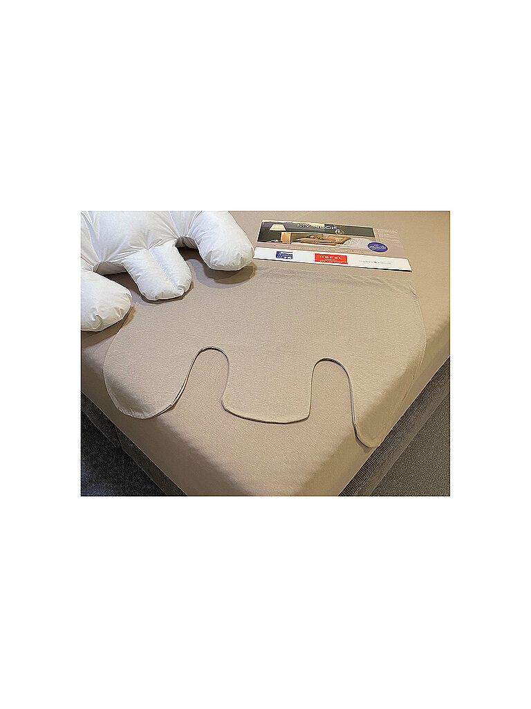 HEFEL Kissenbezug My Neck 50x70cm Taupe camel