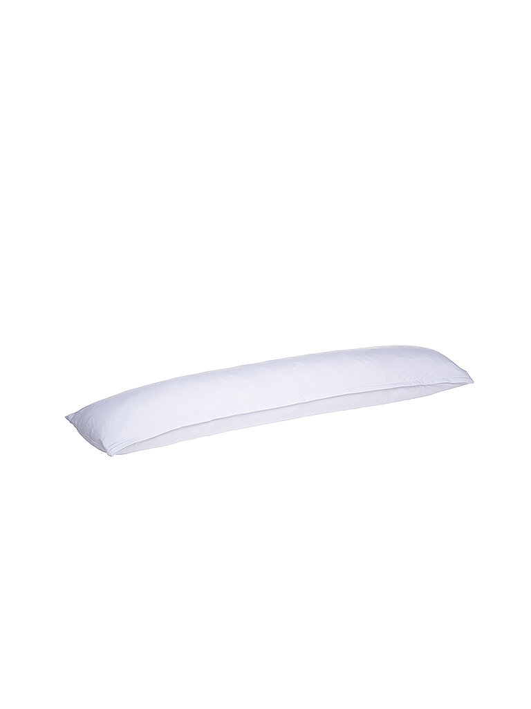 HEFEL Jersey-Bezug Seitenschläferkissen 35x160cm Weiss weiss