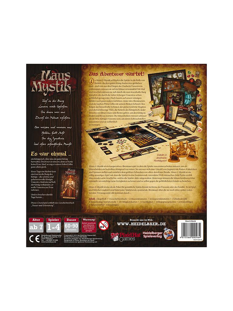 HEIDELBERGER SPIELEVERLAG | Brettspiel - Maus & Mystik | keine Farbe