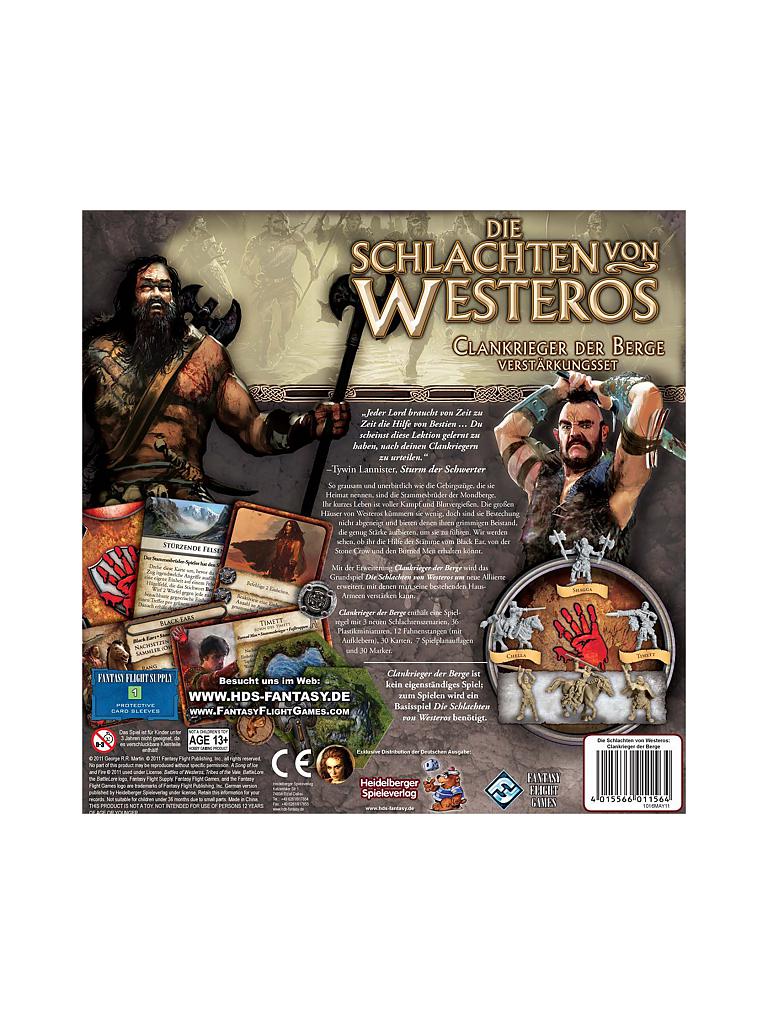 HEIDELBERGER SPIELEVERLAG | Die Schlachten von Westeros - Clankrieger (Erweiterung) | transparent