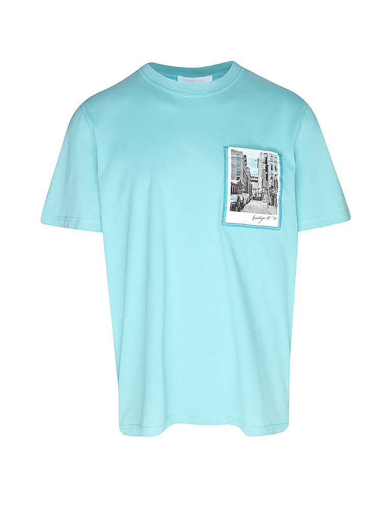 T-Shirt hellblau M herren
