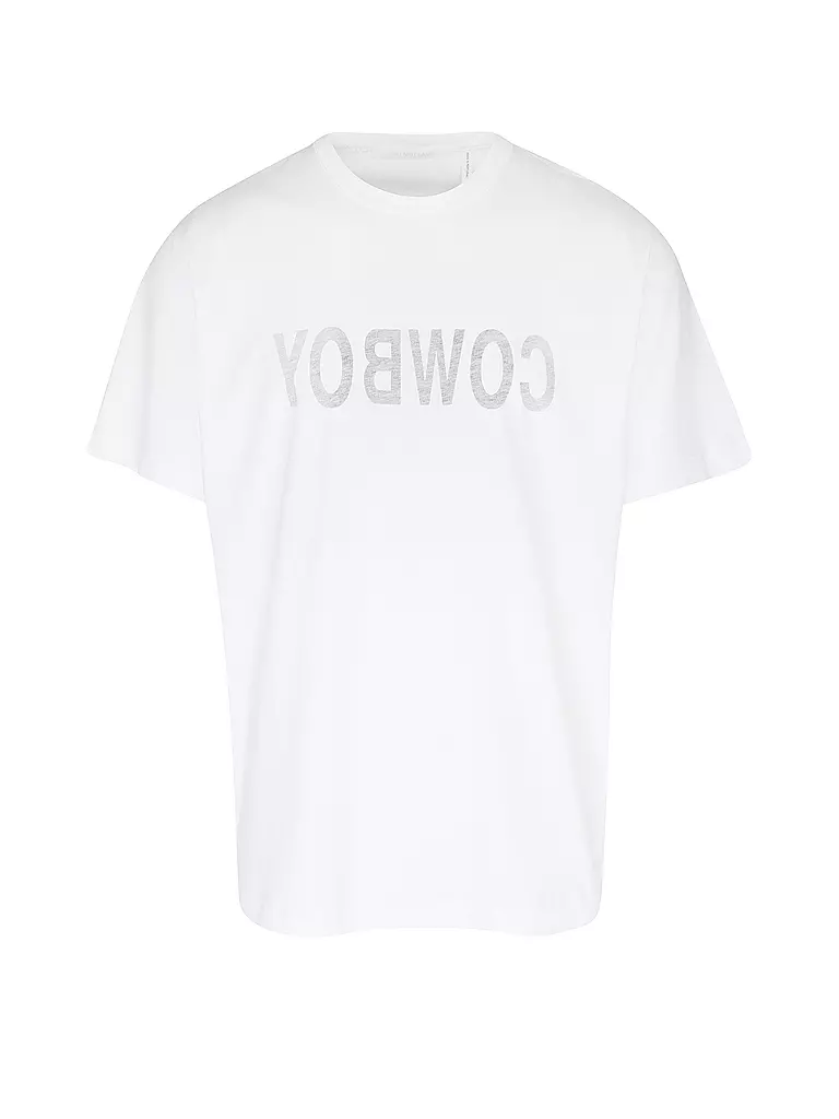 HELMUT LANG | T-Shirt COWBOY TECHNO | weiss